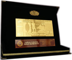 5000 рубли златни банкноти
