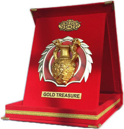 Плакет панагюрско златно съкровище сувенир за подарък