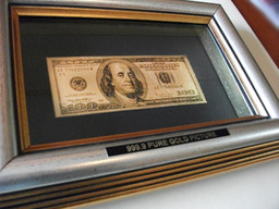 100 златни долара пергамент-картина репродукция - WAF633