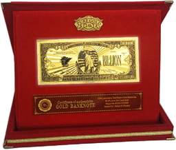 Един милион долара колекционерска златна 24 карата покритие банкнота