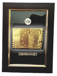 сувенир за подарък  Златна банкнота 500 euro