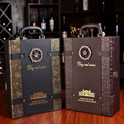 Луксозна кожена подаръчна кутия с аксесоари за вино S.T. Dupont