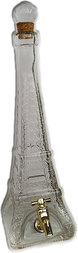 Стъклена бутилка с кранче Айфелова кула
