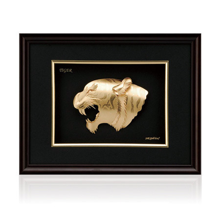 Златна картина тигър 24 карата - ORH11